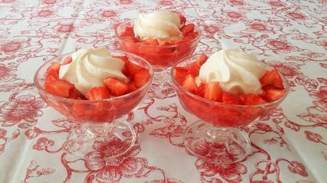 Pavlova aux fraises revisitée