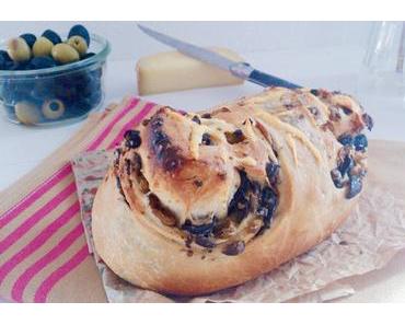 Pain Brié aux olives et Ossau-Iraty