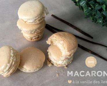 Macarons à la vanille des îles