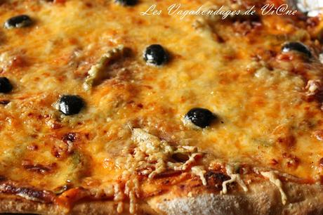 Pizza 5 fromages - chorizo - poivron
