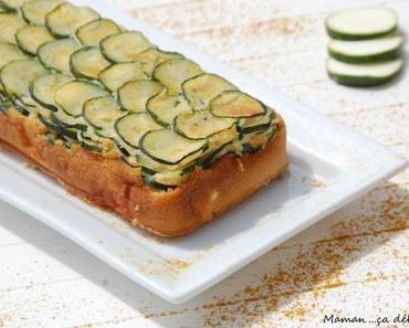 Cake aux courgettes façon tarte tatin