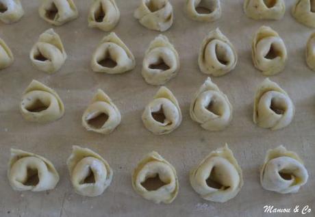 Tortellini maison au jambon et au parmesan