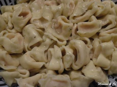 Tortellini maison au jambon et au parmesan