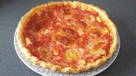Tarte à la tomate façon pizza