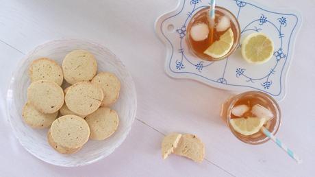 Lemon Meltaways et thé glacé au citron