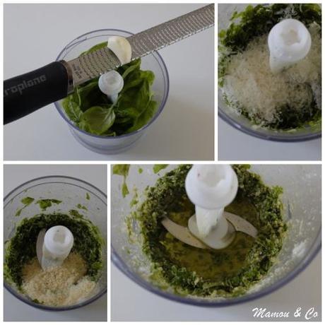 Pesto de basilic aux amandes