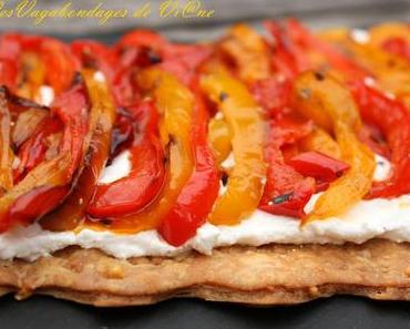 Tarte parmesane aux poivrons