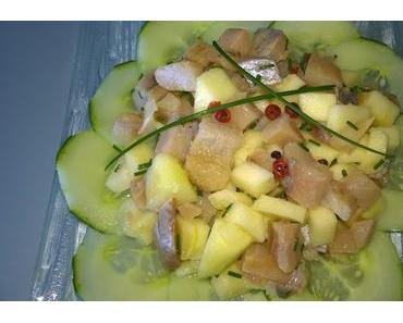 Tartare de hareng aux pommes