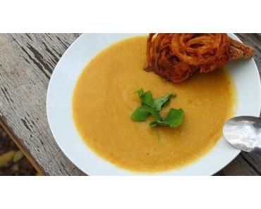 Soupe aux patates douces et panais