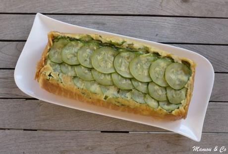 Cake aux courgettes façon tatin