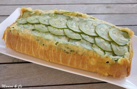 Cake aux courgettes façon tatin