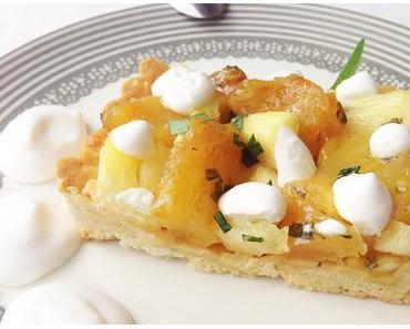 Tarte Ananas Coco Estragon