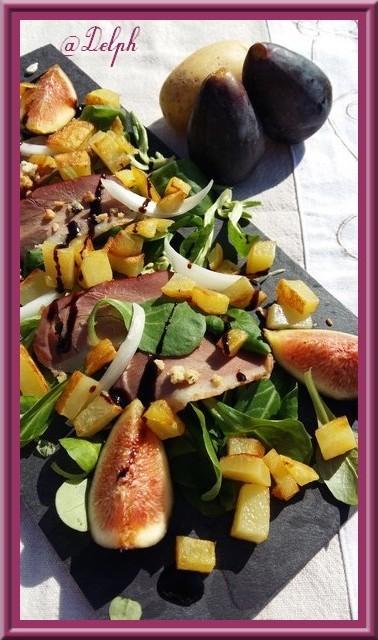 Salade gourmande de filets de canard 