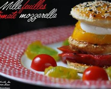 Millefeuilles tomate mozzarella
