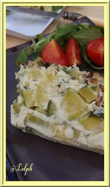 Terrine de courgettes aux pignons