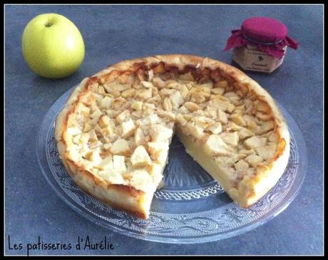 Clafoutis aux pommes et caramel beurre salé