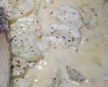 Concombre sauté à la ciboulette