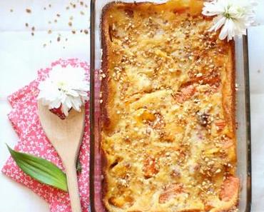 Clafoutis aux abricots et aux pêches