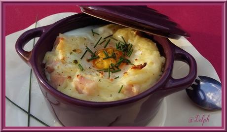 Oeufs cocotte en purée