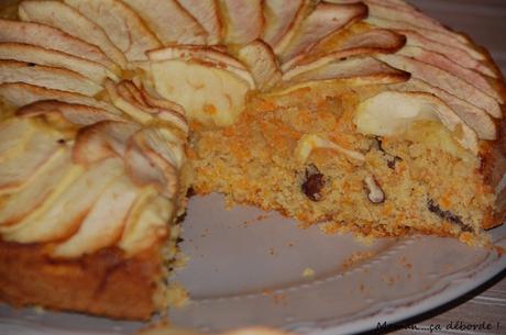 Gâteau carotte, pomme et noix de pécan1