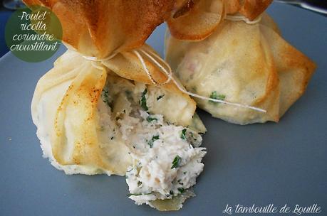 croustillant-poulet-ricotta-coriandre