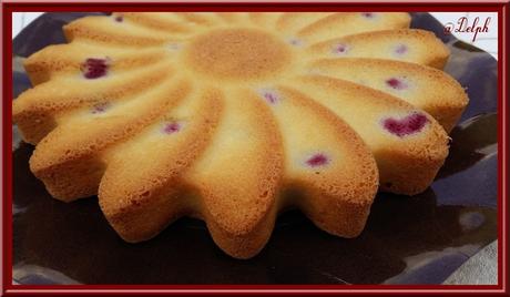 Gâteau nuage aux framboises