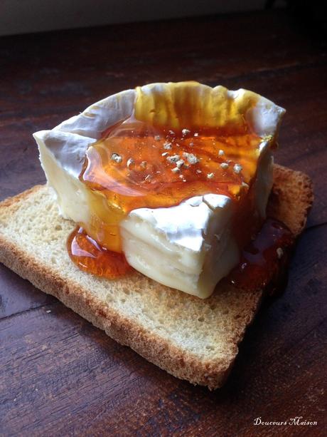 Salade Normande Pommes Camembert au Caramel Poivré