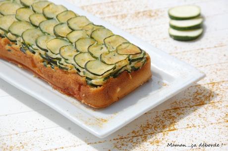 Cake aux courgettes façon tatin