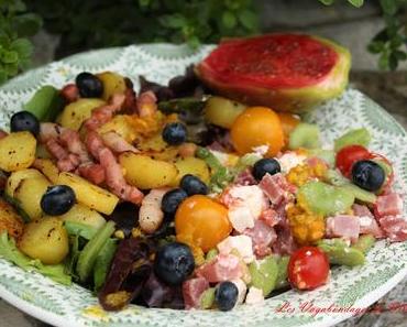 Salade salée-sucrée, en chaud et froid