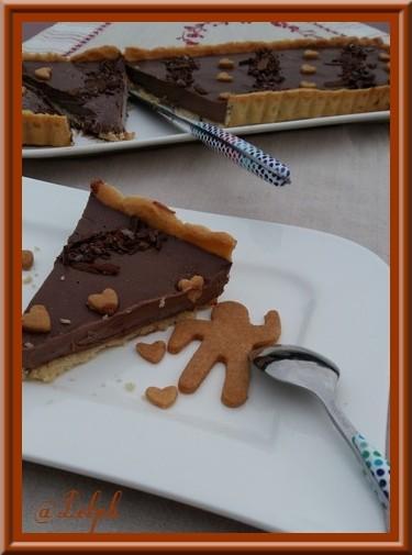 Tarte au chocolat Carambar