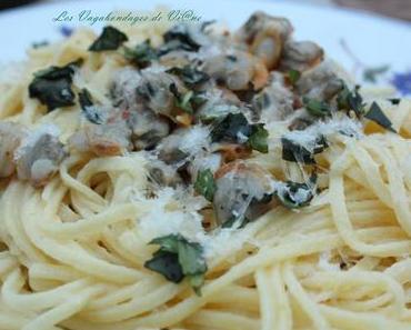 Linguini aux coques et au citron