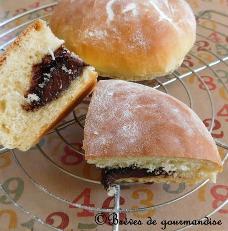 Beignets sans friture à la pâte à tartiner