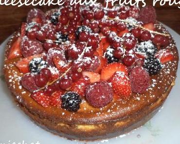Cheesecake aux fruits rouges