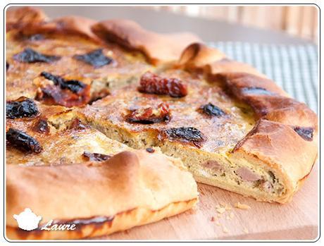 Quiche aubergine et thon