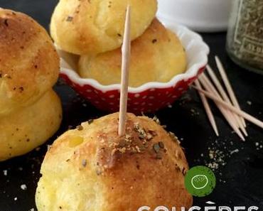 gougères parmesan et origan