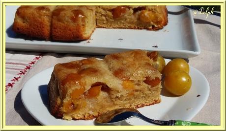 Gâteau aux mirabelles