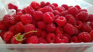 Gâteau chocolat framboises