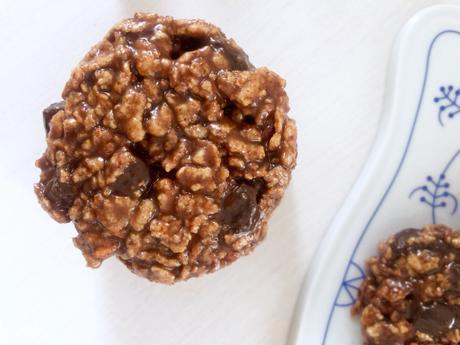 Cookies crus au beurre d’amande et chocolat