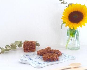 Cookies crus au beurre d’amande et chocolat