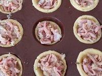 Tartelettes au râpé de jambon