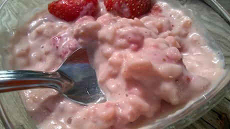 Riz au lait aux fraises (thermomix)