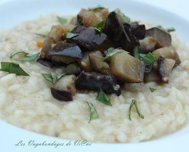 Risotto à l'aubergine