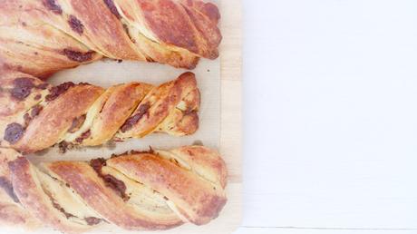 Torsades à la crème et aux pépites de chocolat