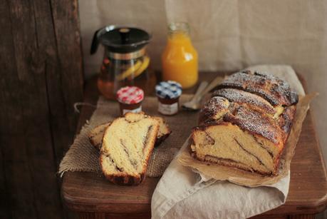 Brioche Torsadée à la Crème Pâtissière et Cannelle