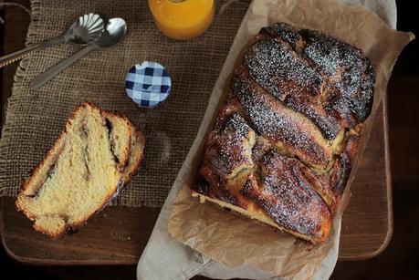 Brioche Torsadée à la Crème Pâtissière et Cannelle