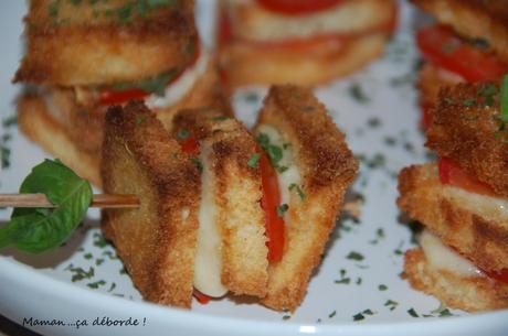 Brochettes mozzarella tomate