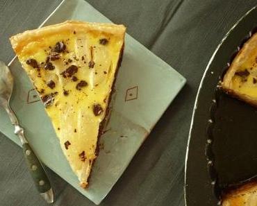Tarte poires chocolat