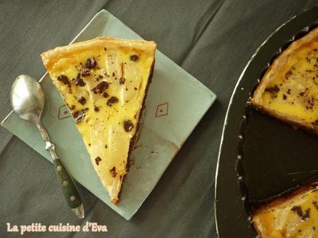 Tarte poires chocolat