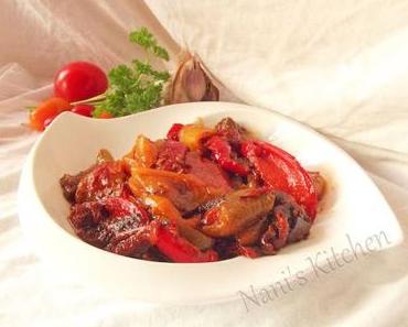 Chakchouka / salade algéroise de poivrons cuits