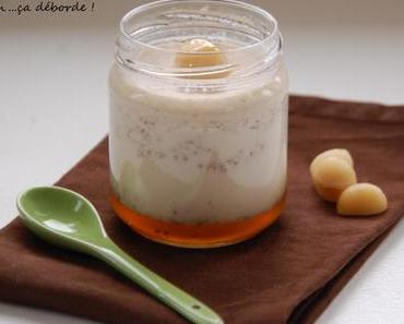Yaourt noisette miel macadamia